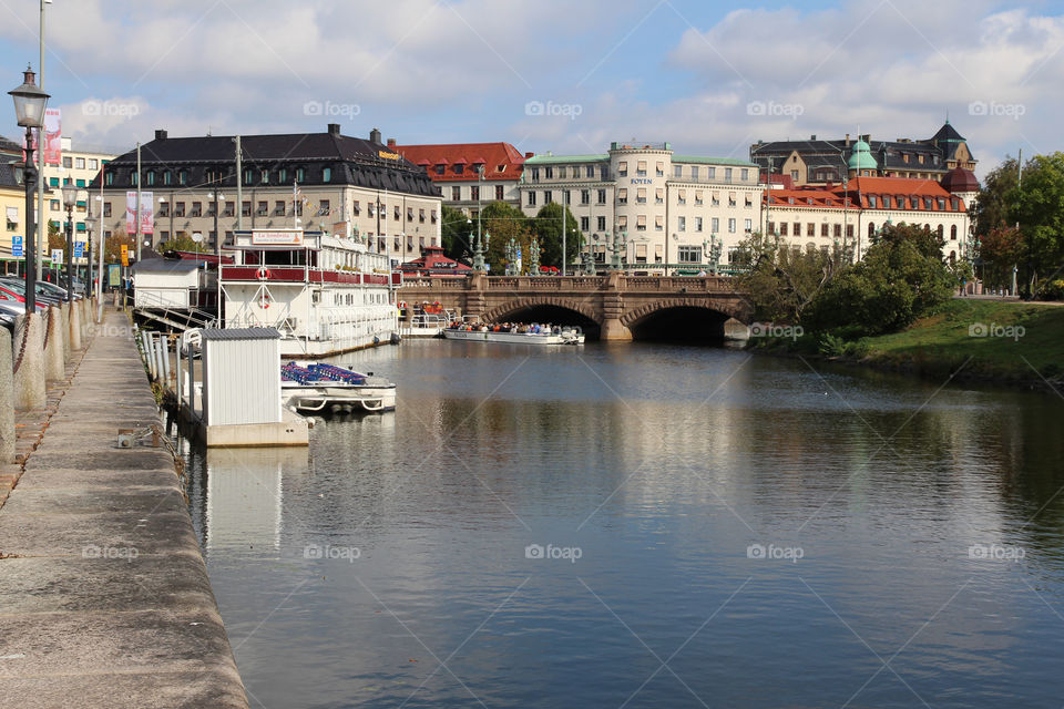 City of Gothenburg, Sweden - sightseeing  Kungsportsplatsen - Göteborg Sverige