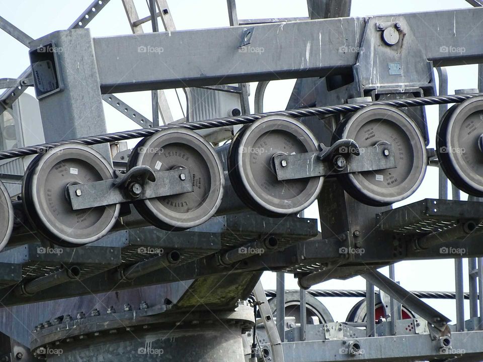 Cable car wheels