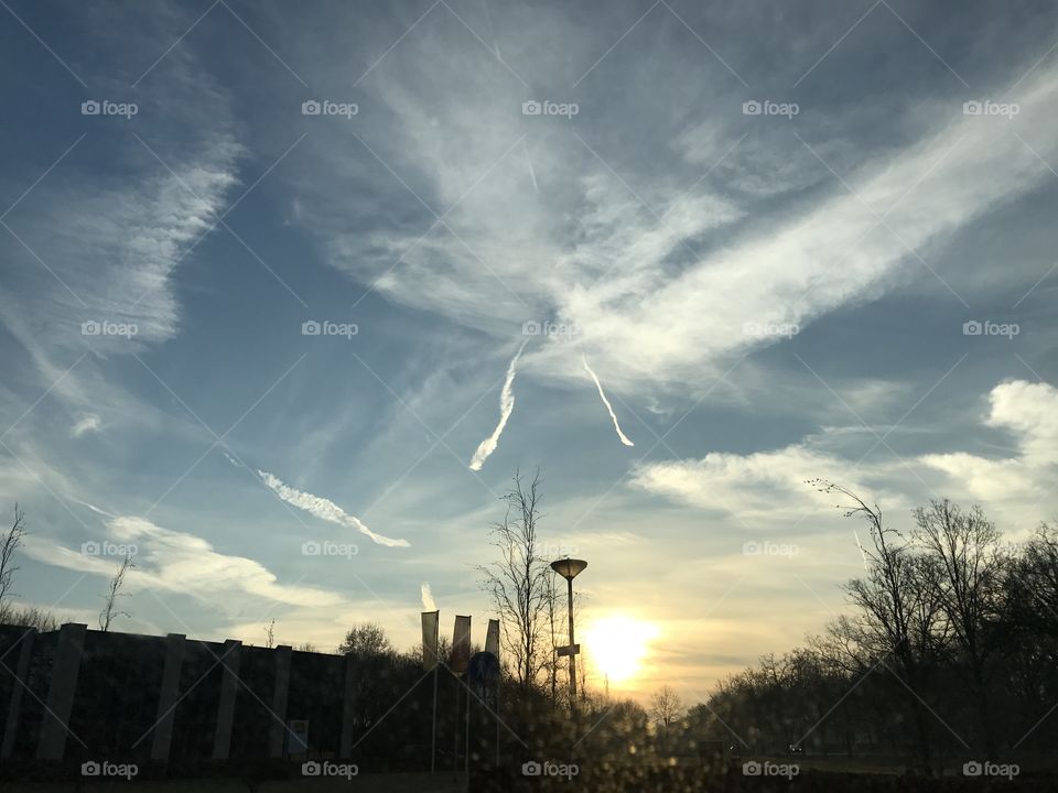 Objects falling from the sky