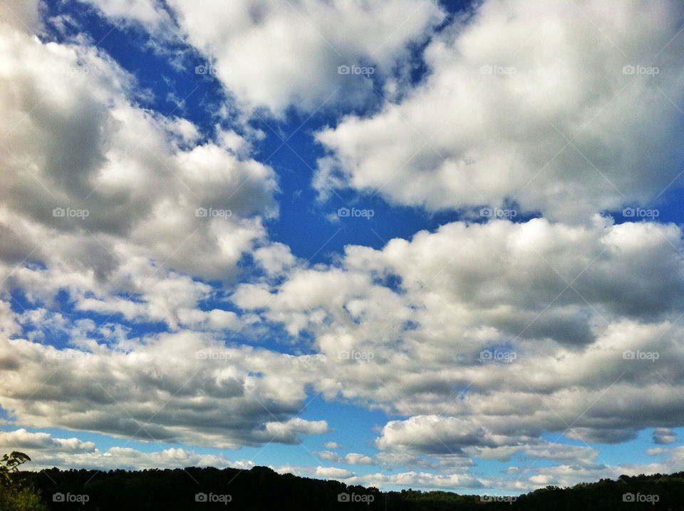 sky blue gray orange by delvec