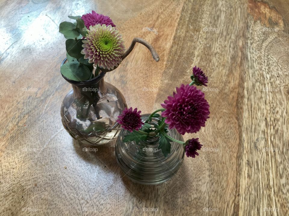 Vase and flowers