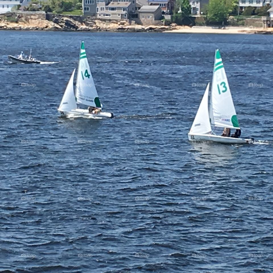Sailboats number 13 and 14, New London CT