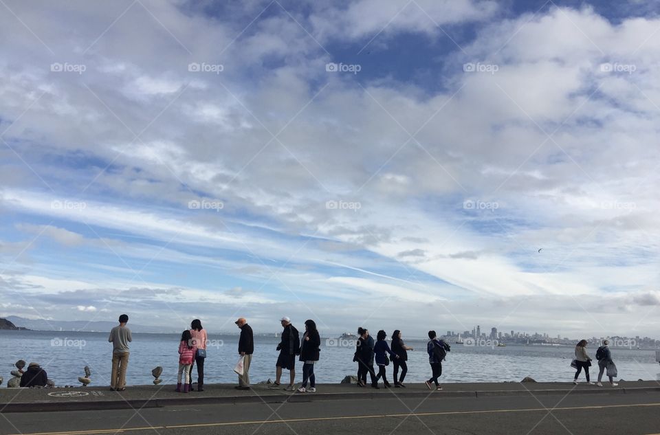 Sausalito Village, San Francisco Bay Area, Golden Gate Bridge 
Sausalito, California. 