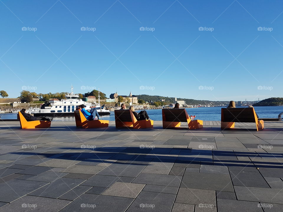 Amazing seaside of Oslo