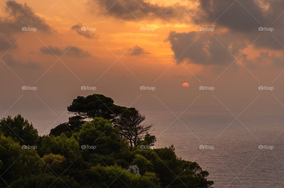 Sunset in Greece