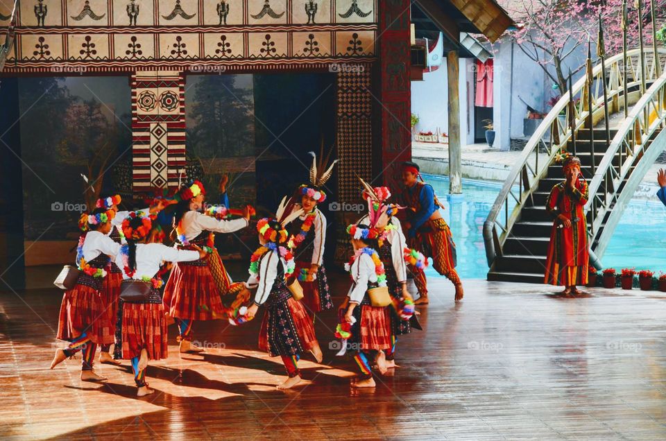 Aboriginal dance in Taiwan