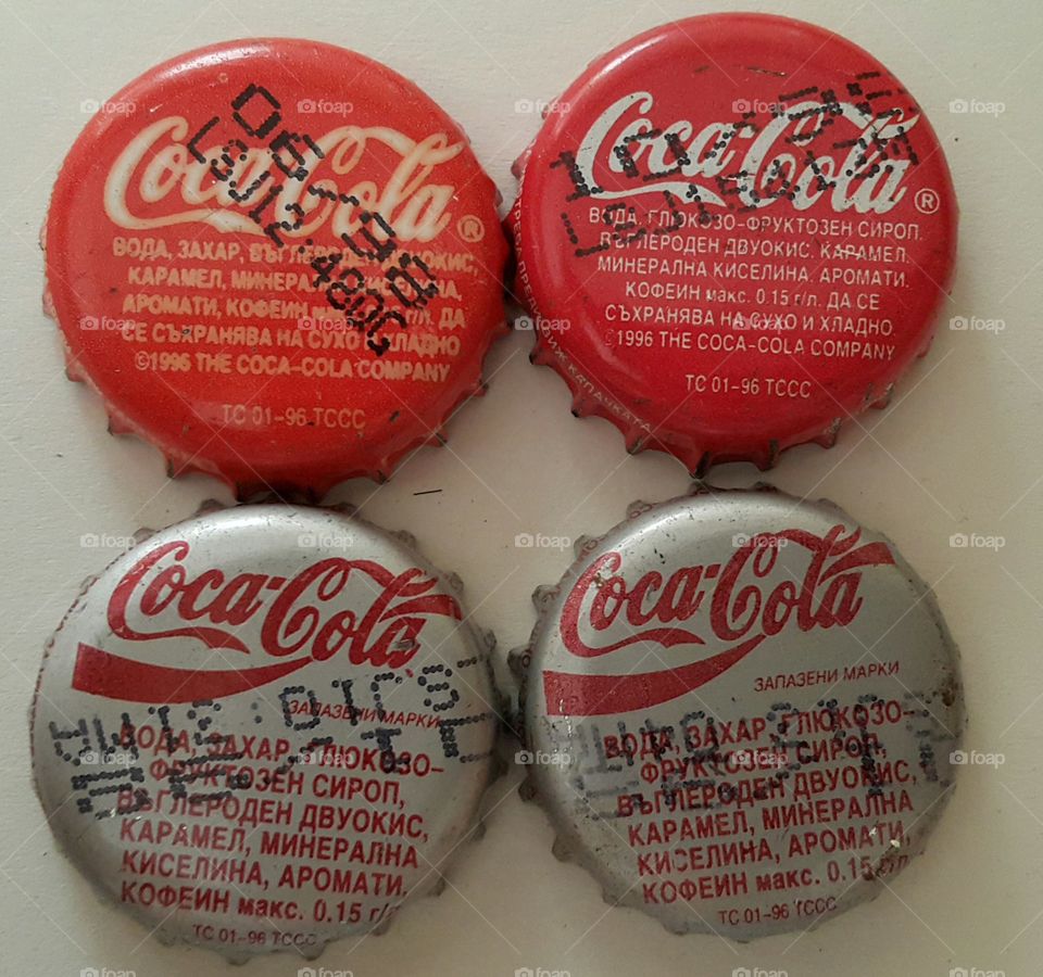 coca cola bottle caps Content Cyrillic alphabet. private