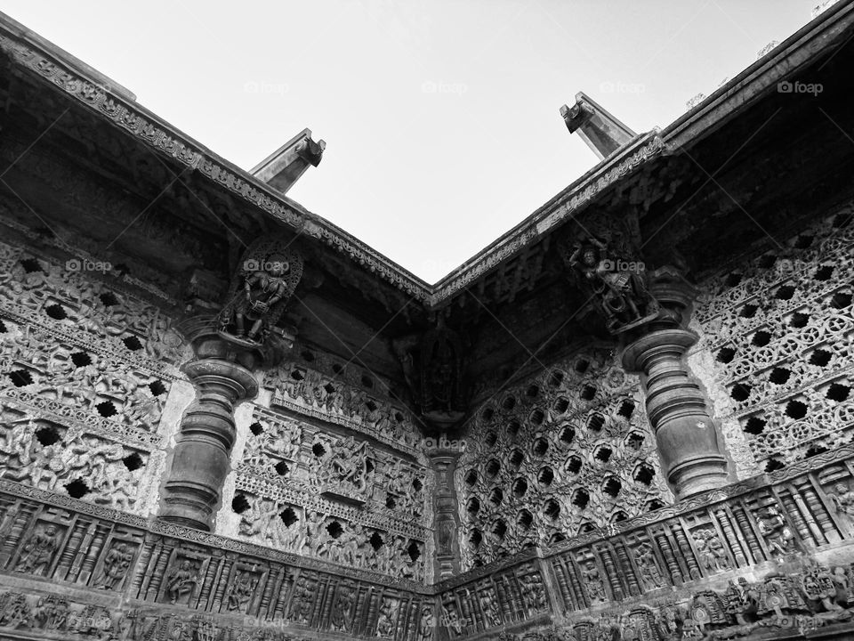 Architecture - India - Temple wall 