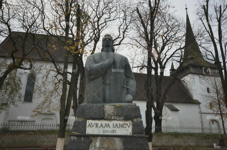 Monument of Avram Iancu,Huedin, Cluj county, Romania