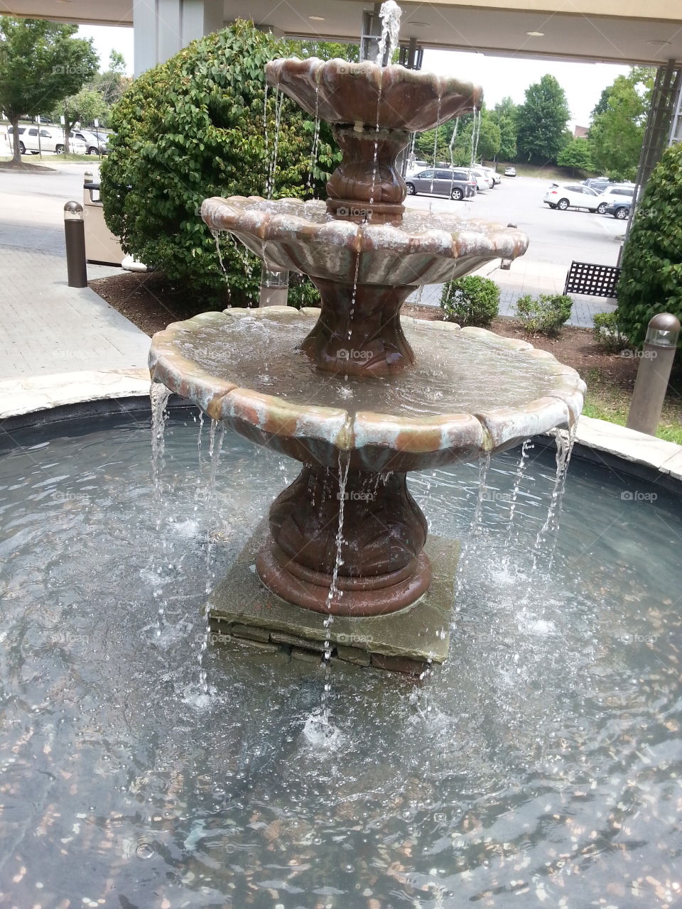 Fountain, No Person, H2 O, Wet, Water