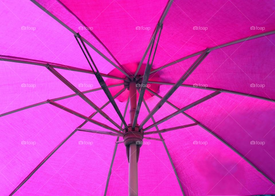 Pink umbrella