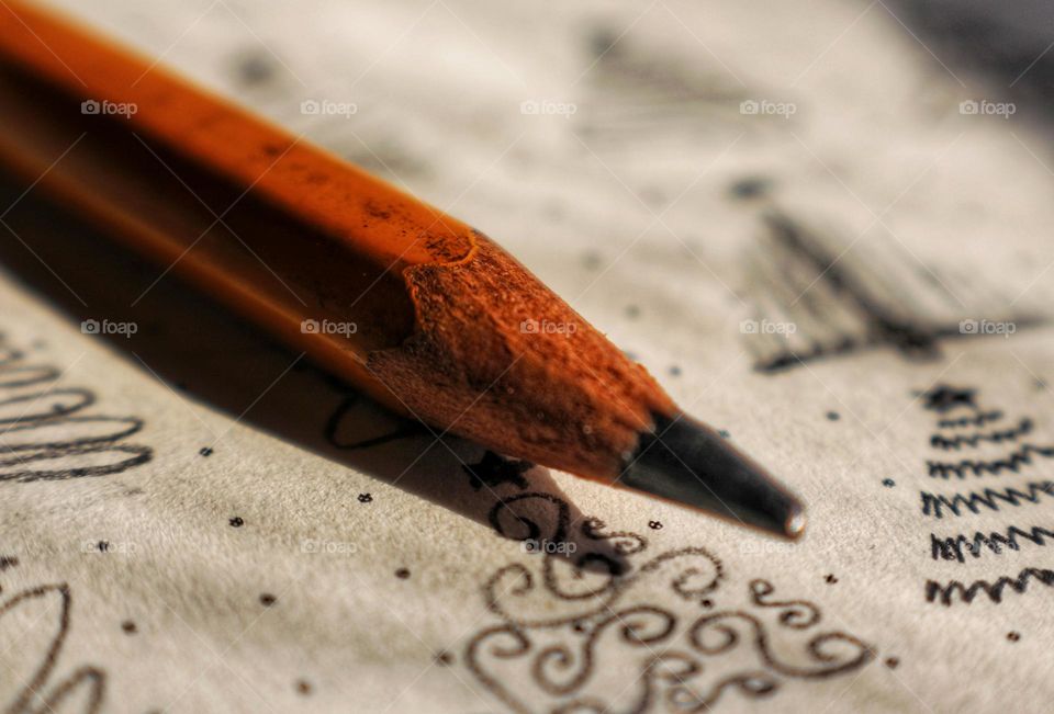 Close-up of a pencil