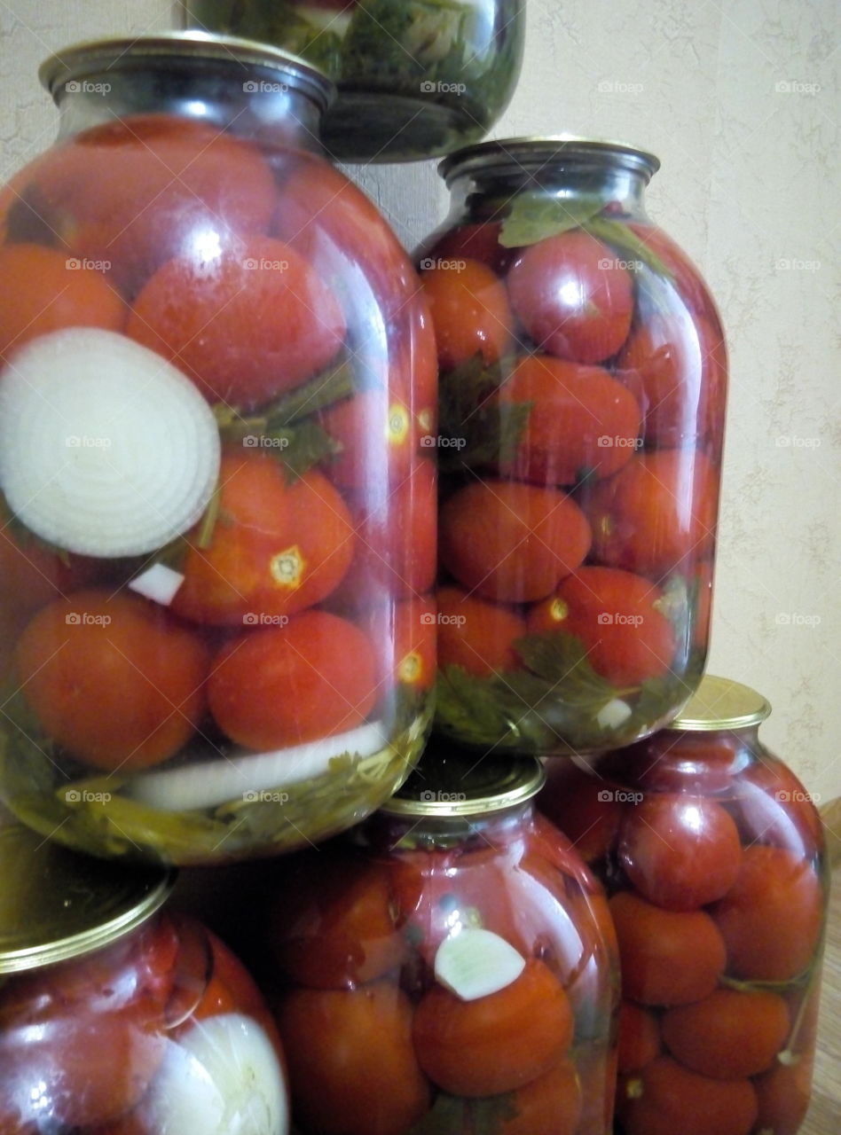 Помидоры консервация