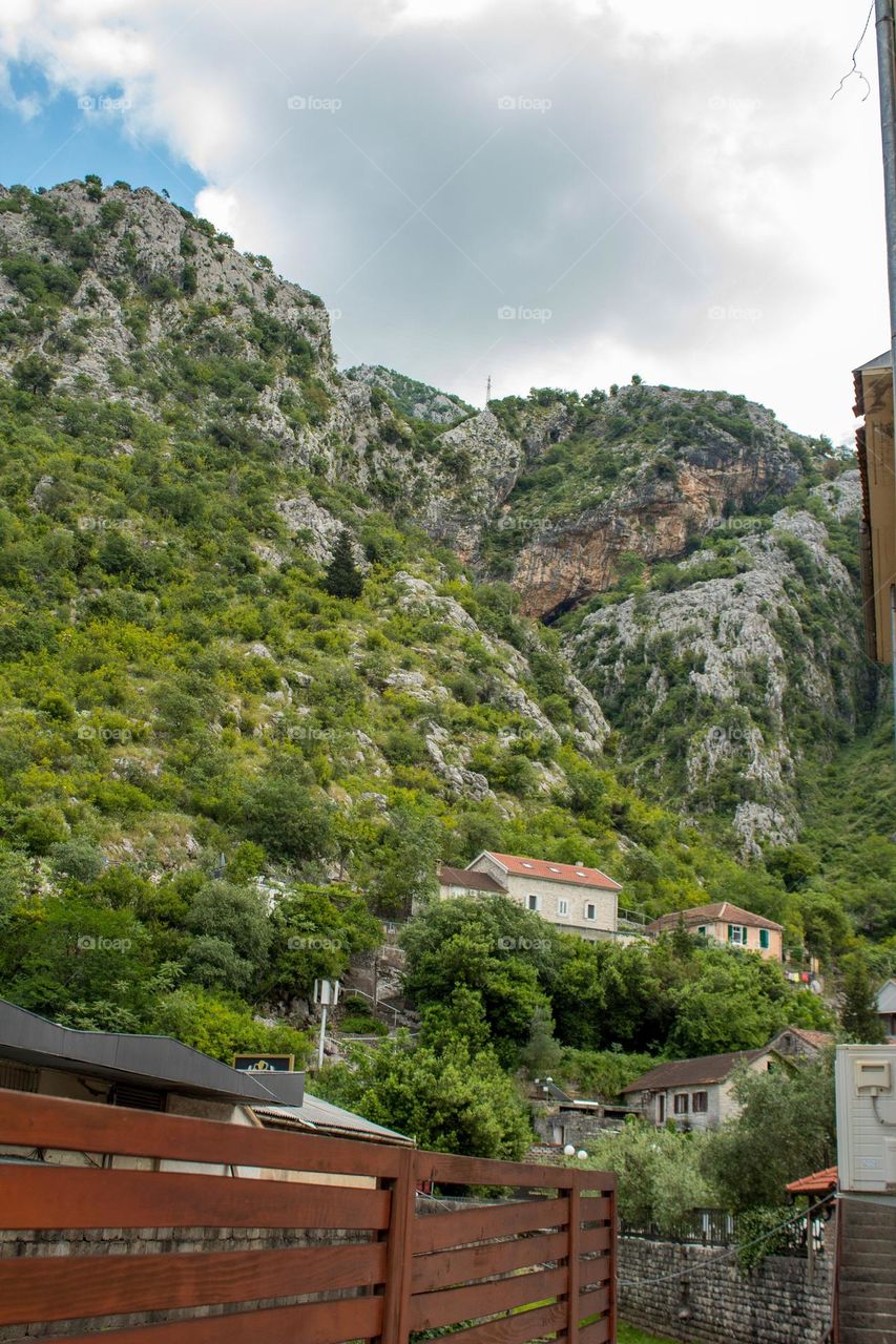 Mountains in Montenegro, green mountains