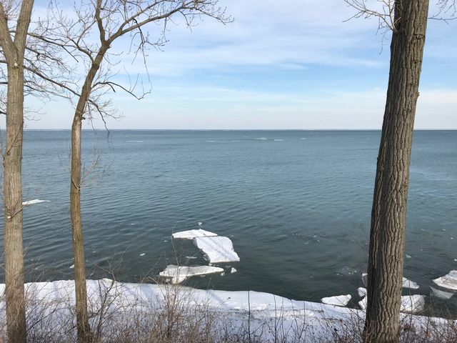 Frozen lake