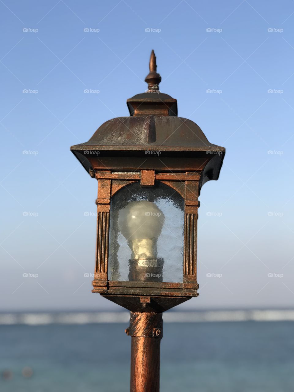 lantern by the sea