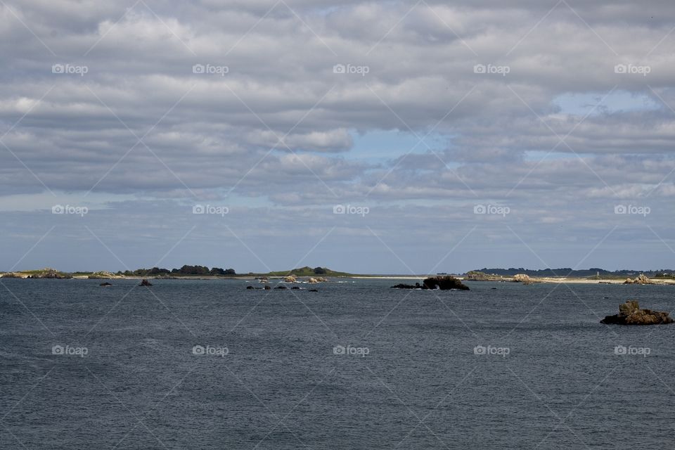 view of the coast of the sea