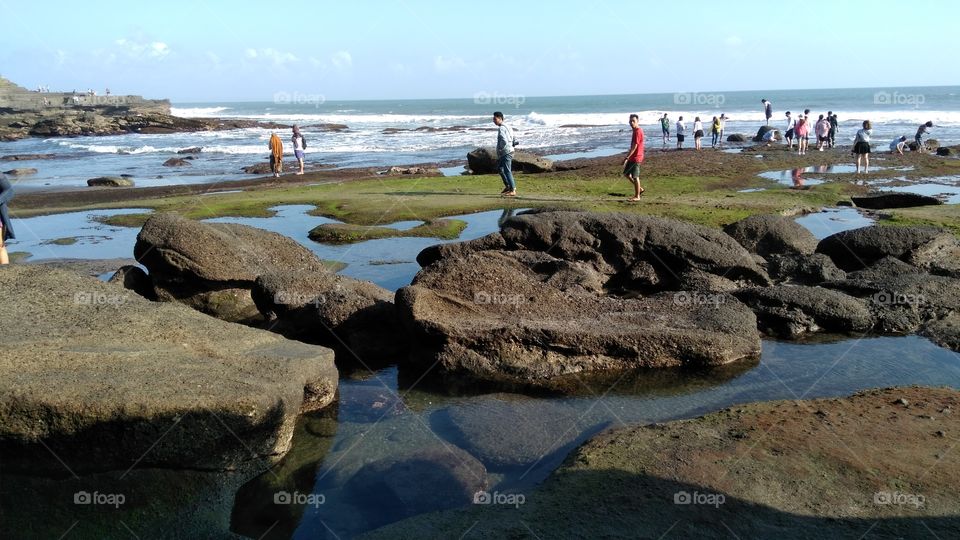 Wonderful beach. Tanah Lot Bali.