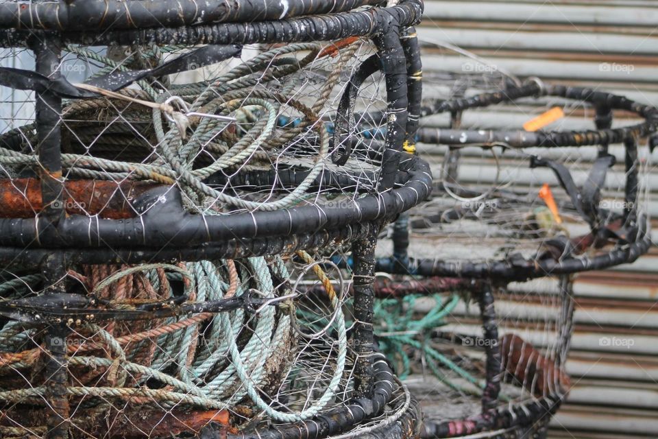 Crab nets. Crab nets