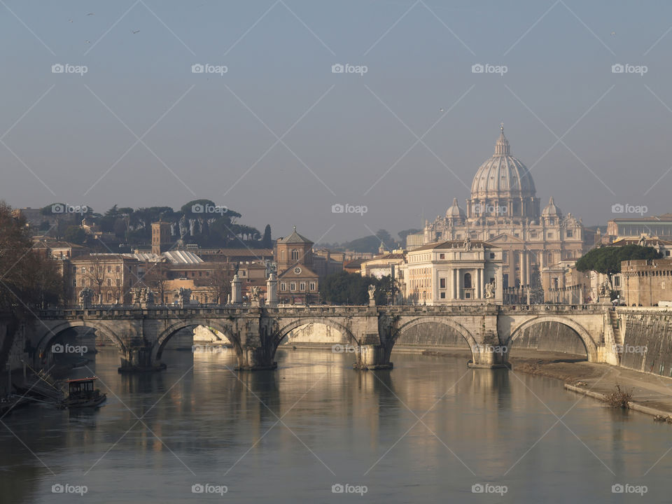 St Peter Cathedral from Tiber