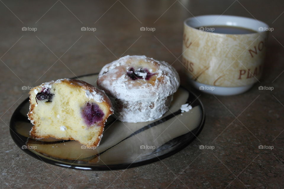 Blueberries cupcakes 
