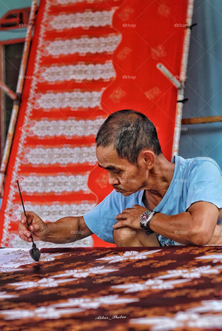 batik cloth craftsmen