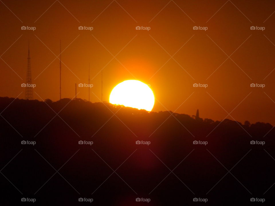 Sunset in Goiânia, Brazil 