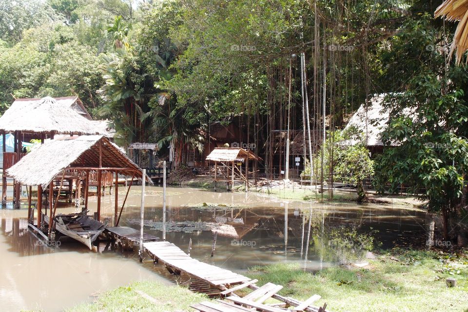 Borneon people house