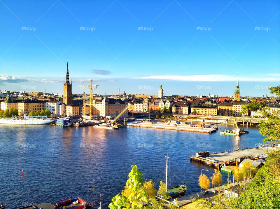 sweden city stockholm boats by kajic