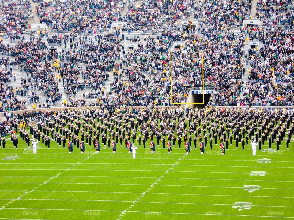 Notre Dame halftime