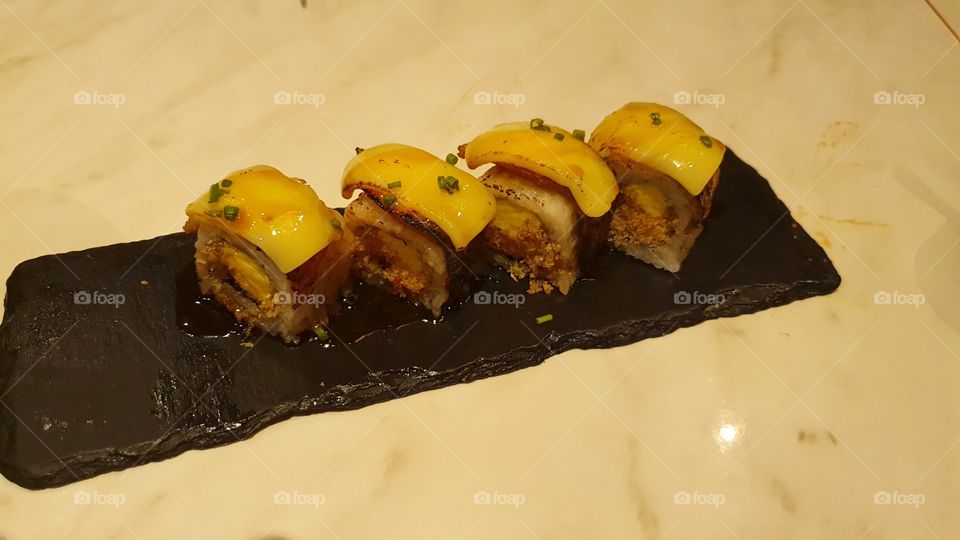 Unagi Cheese Sushi Roll