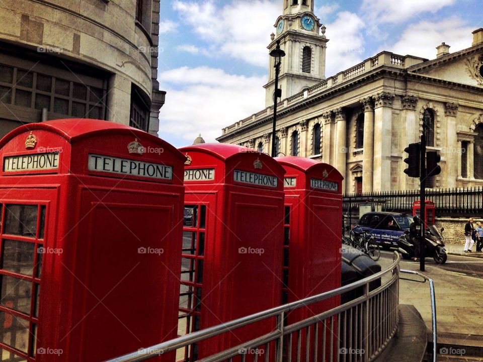 Phone boxes London