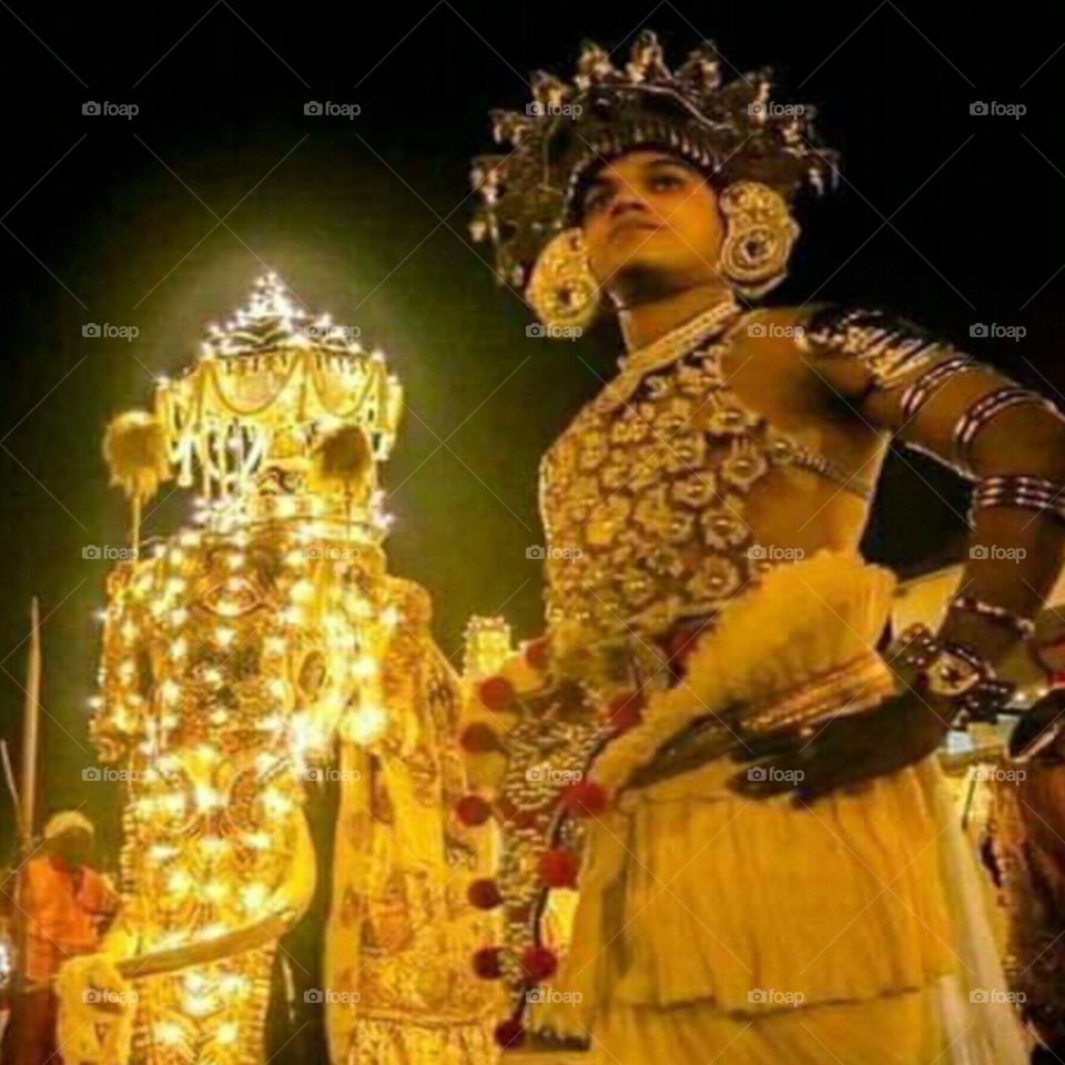 traditional kandyan dancer - srilanka