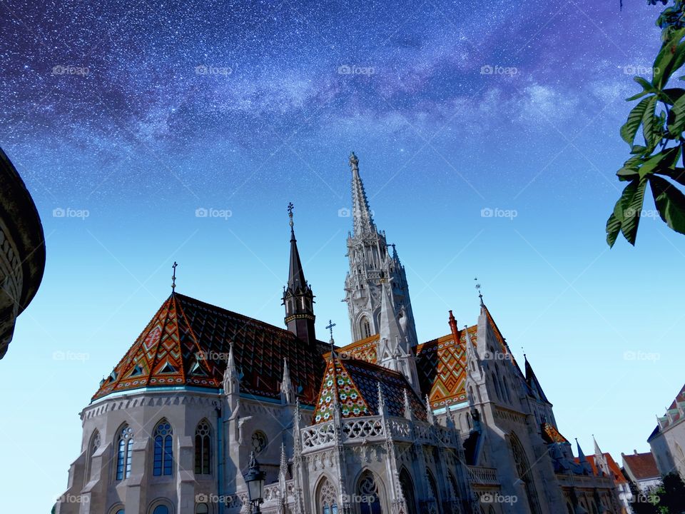 beautiful architecture landmark building under the blue sky