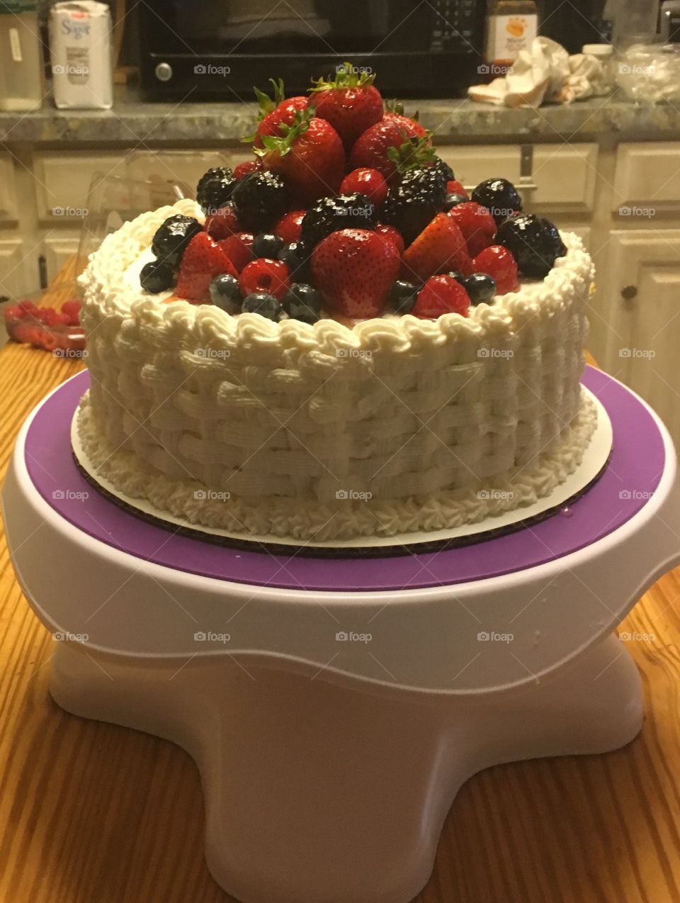 Mixed Berry Cake