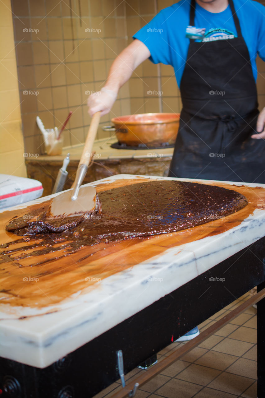 Making Homemade Fudge at a Fudge Shop at Rock City 7