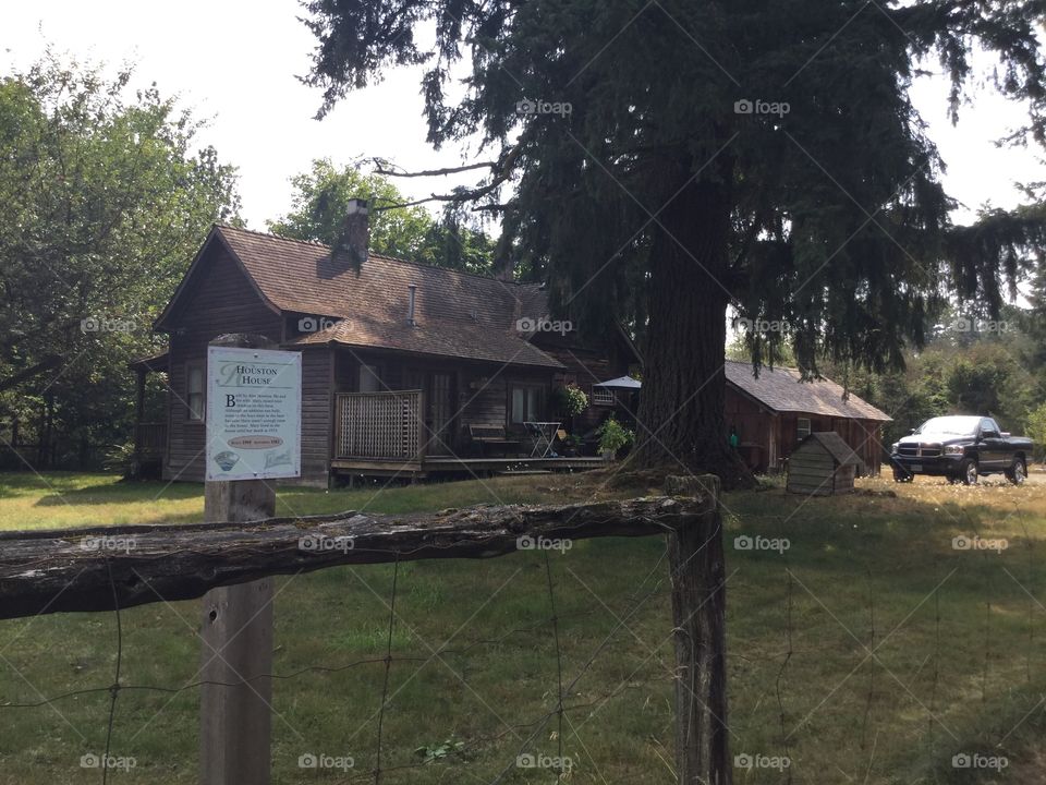 Historical Home in Fort Langley that was built by one of the early settlers  in spring 