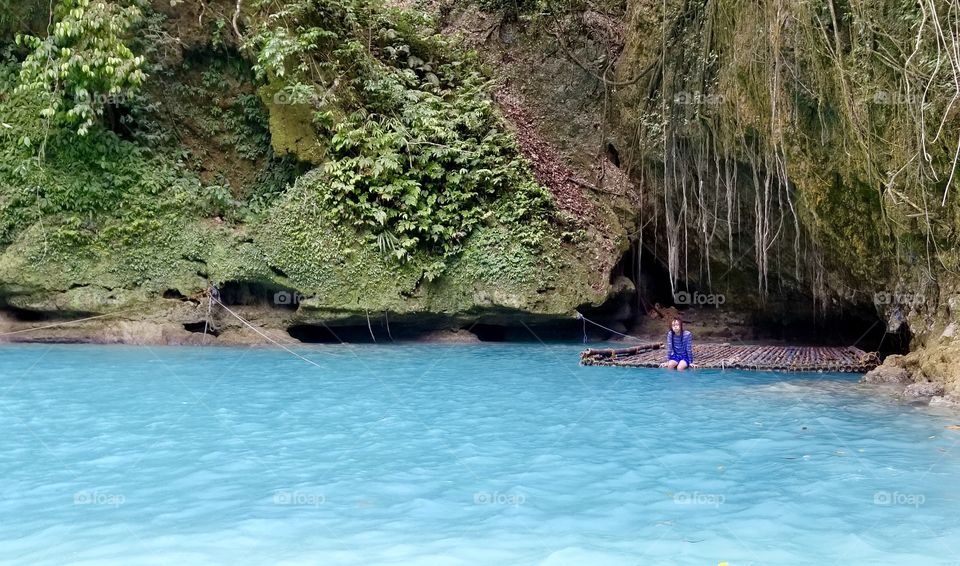 Gatorade water of Kawasan Falls