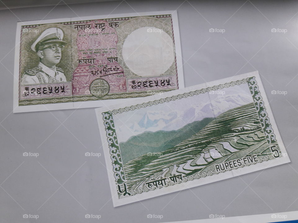 Paper money of nepal