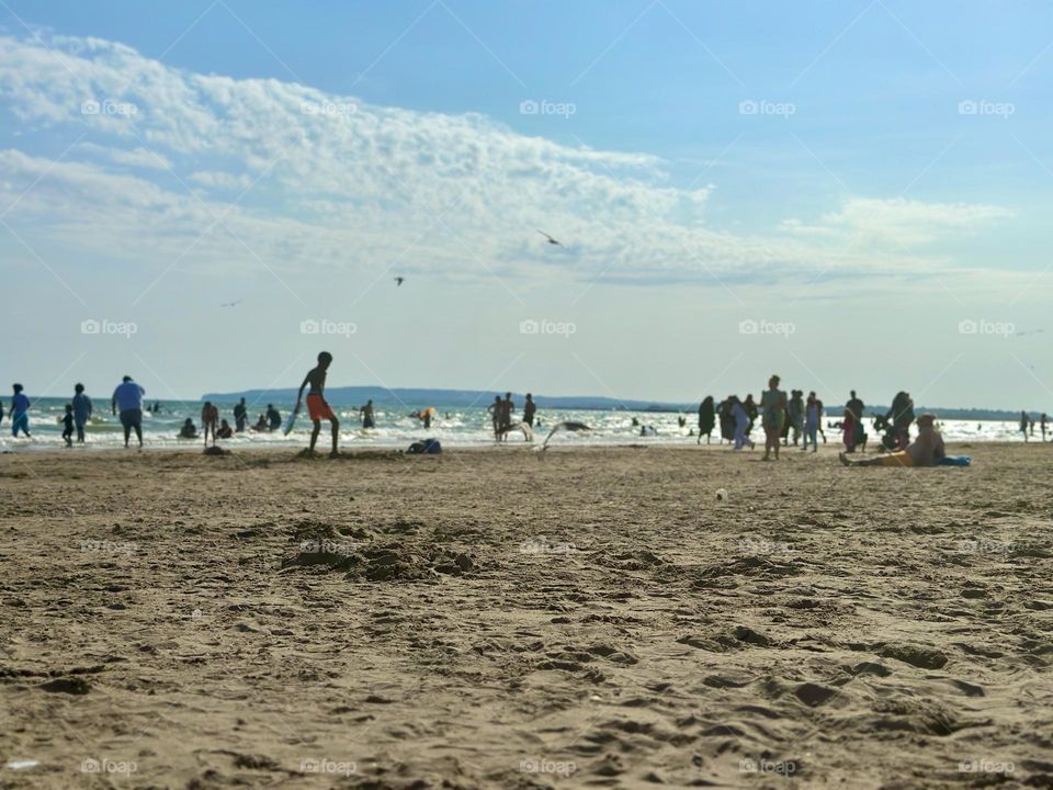 Life's a beach, and I'm just playing in the sand.