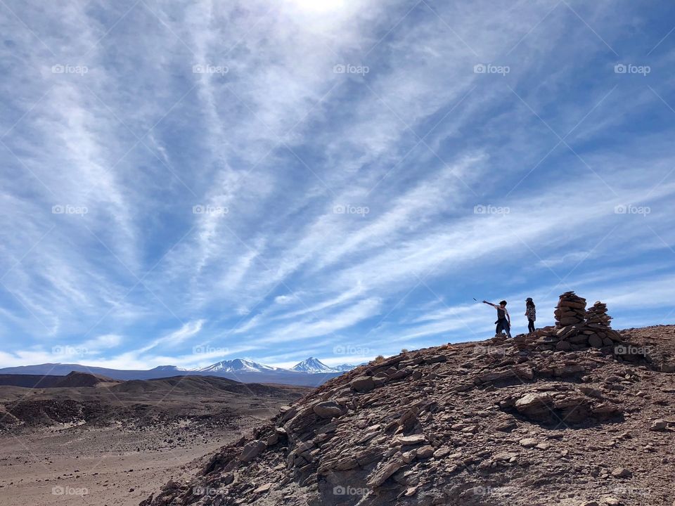 A hike in the Atacama Desert 