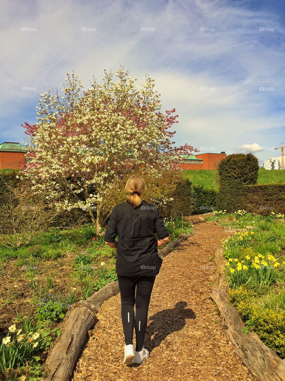 Woman walking