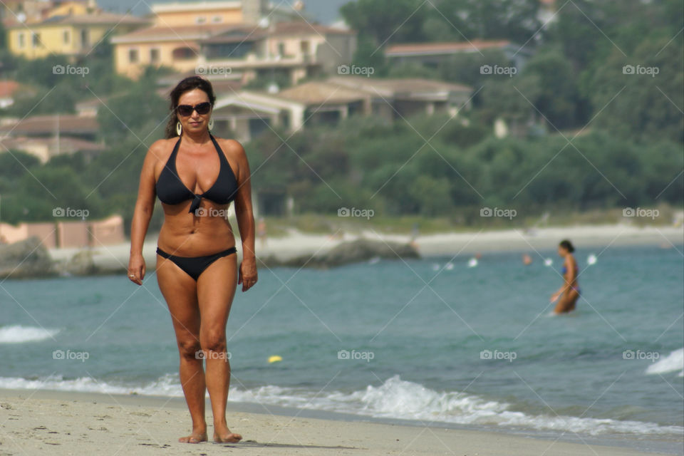 beach girl people face by medelis