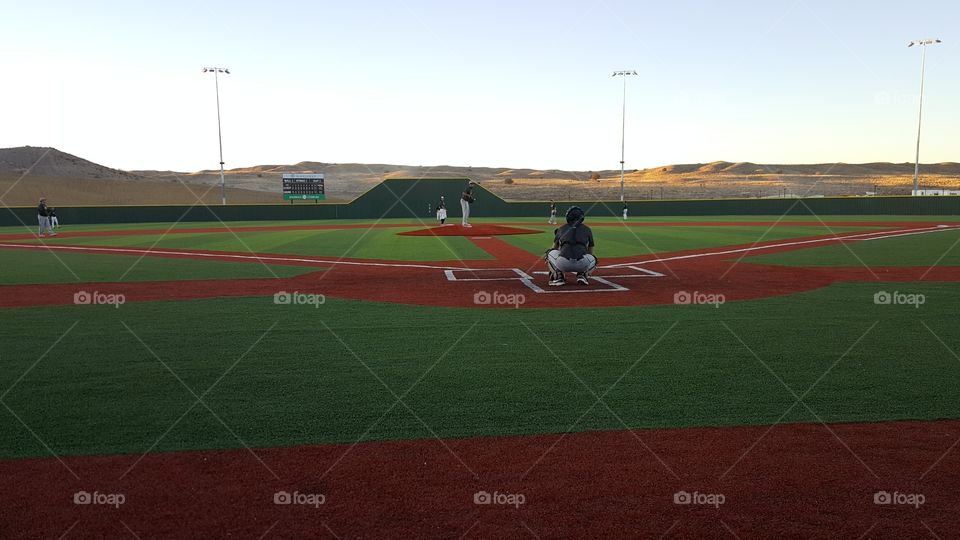 Turf Baseball Field