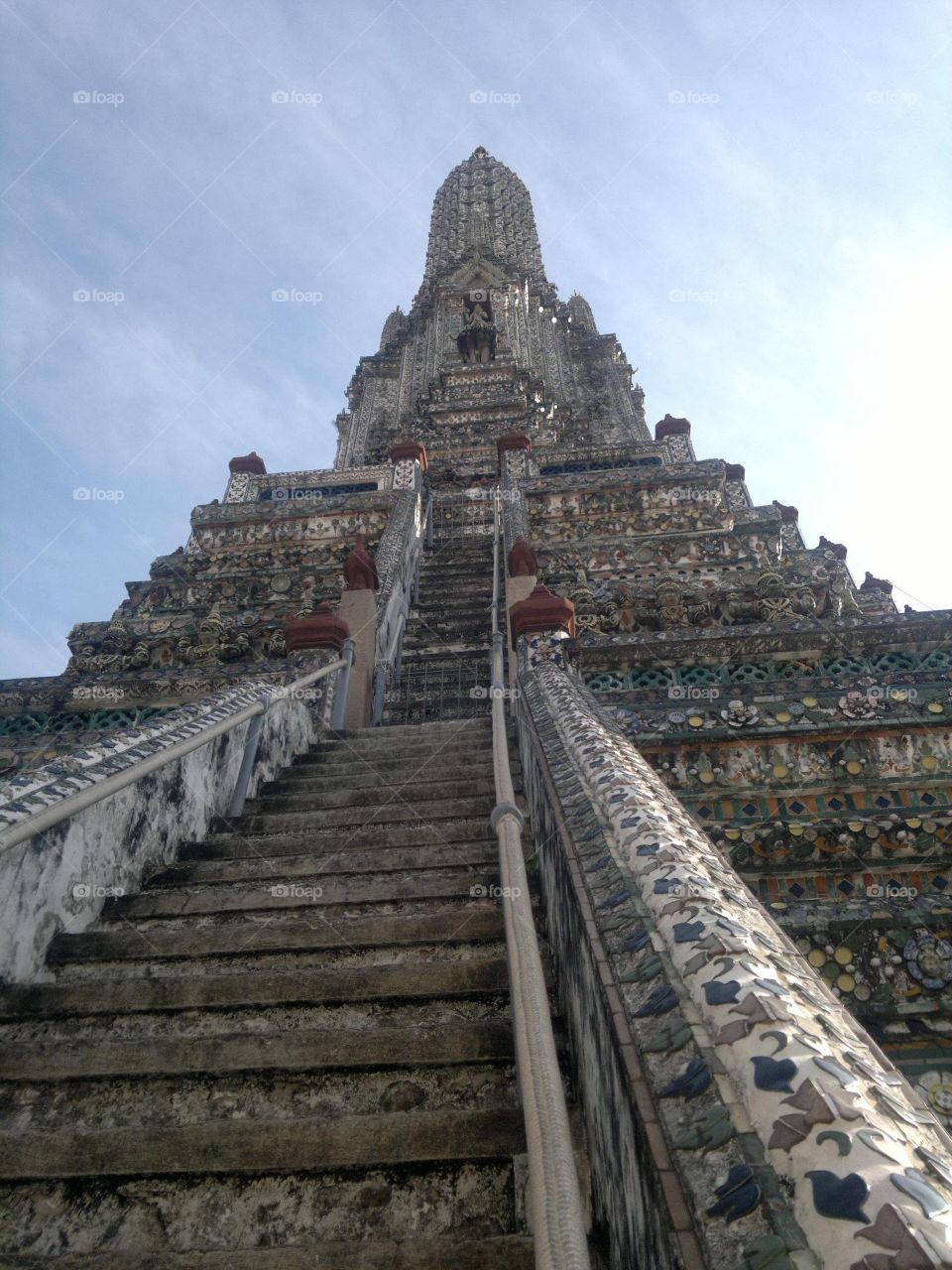 Wat Arun, temple of the dawn .... tough climb to the top