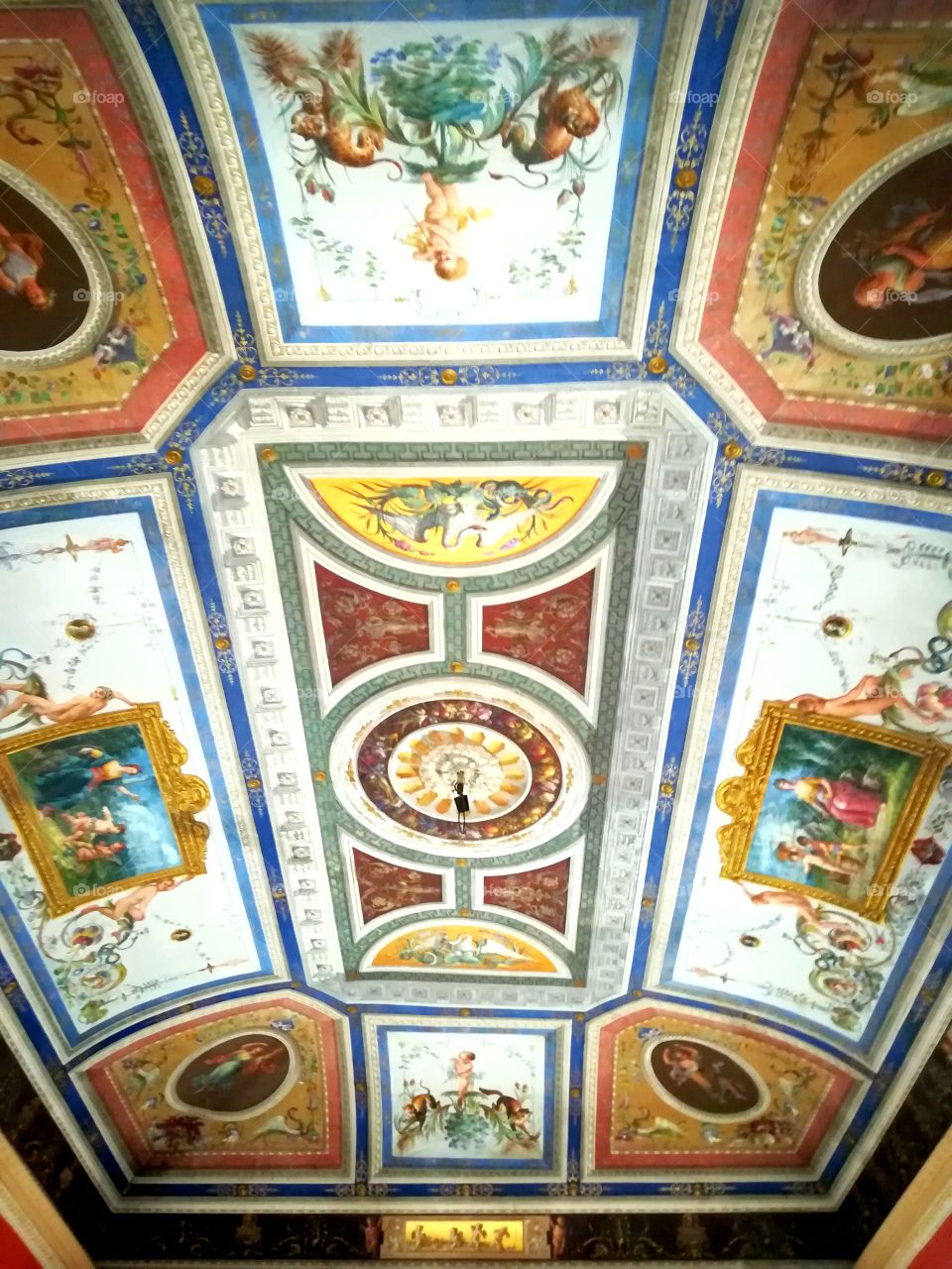 Decorated ceiling