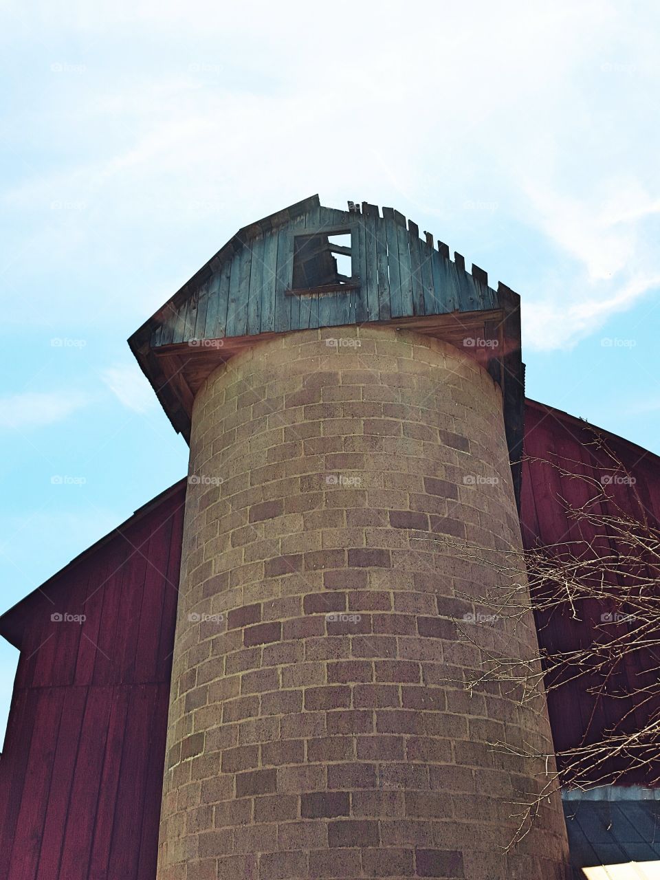 old run-down silo