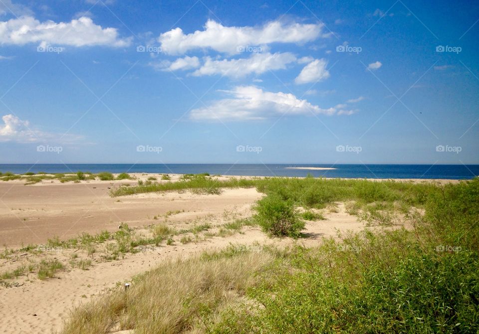 Wild beaches near Gdansk 