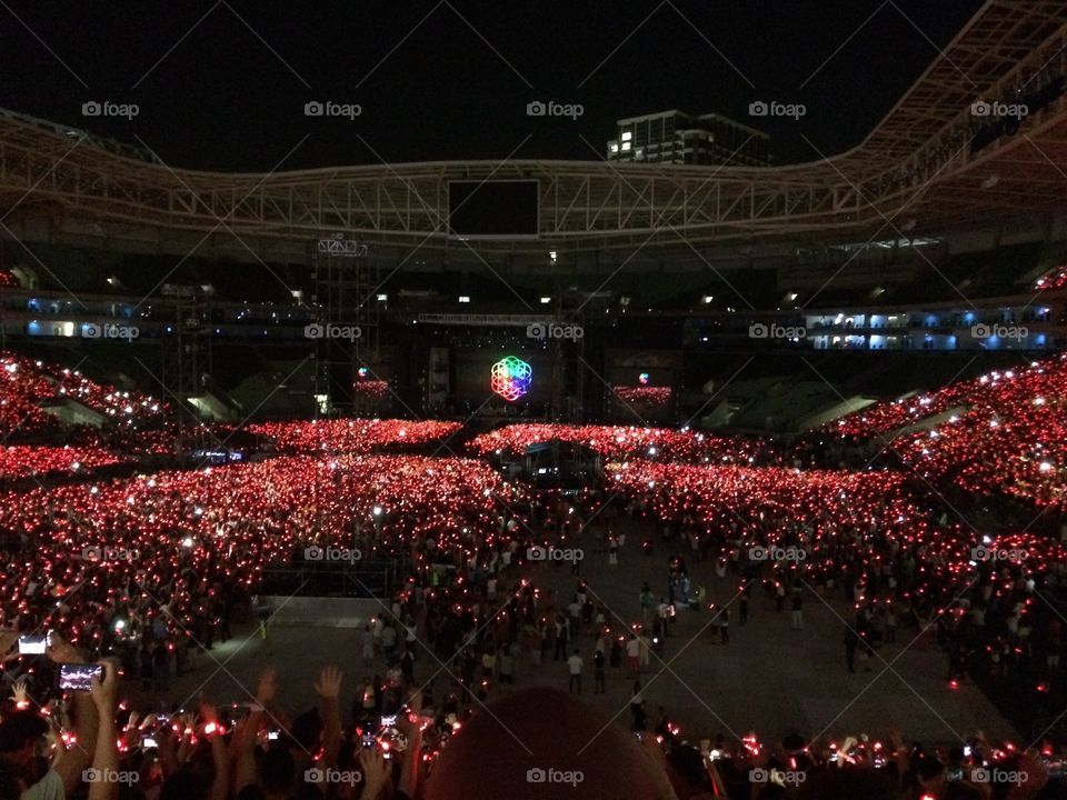 Coldplay concert - Sao Paulo - Brazil