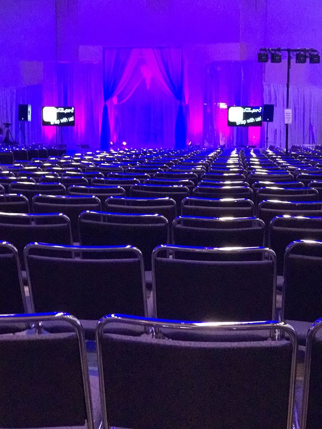 Purple fusion as the show must go on. 